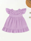 Light Organic Cotton Lavender Angel Frock | Elegant & Comfortable