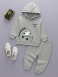 Baby organic cotton Winter Set | Cute Dinosaur Hoodie & Pant