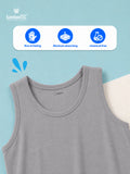BambooTEC™ Boys Bamboo Fabric Grey Solid Vest