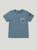 Kidbea Boys Summer T-Shirt and Shorts Co-Ord Set | Soft Cotton Blend Outfit for Kids |Teal