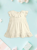 Light Organic Cotton Off White Angel Frock | Elegant & Comfortable