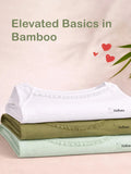 Bamboo Camisole for Kids Pack of 3 (White & Olive Green & Mint Green) – Soft, Breathable & innerwear