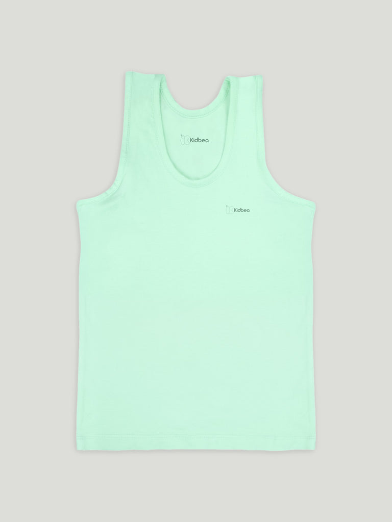 Mint Green Bamboo Vest for Boys – Soft Lightweight & Breathable