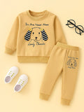 Kids Organic Cotton Winter Set | Sweatshirt & Pant Co-ord