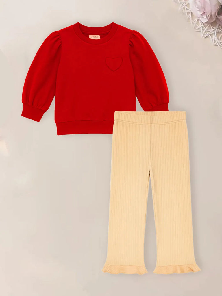 Girls Winter Co-ord | Organic Cotton Sweatshirt & Bottom