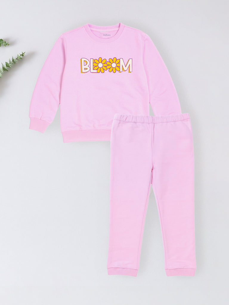 Girls Winter Co-ord | Organic Cotton Sweatshirt & Bottom