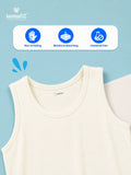 BambooTEC™ Boys Bamboo Fabric Off White Solid Vest