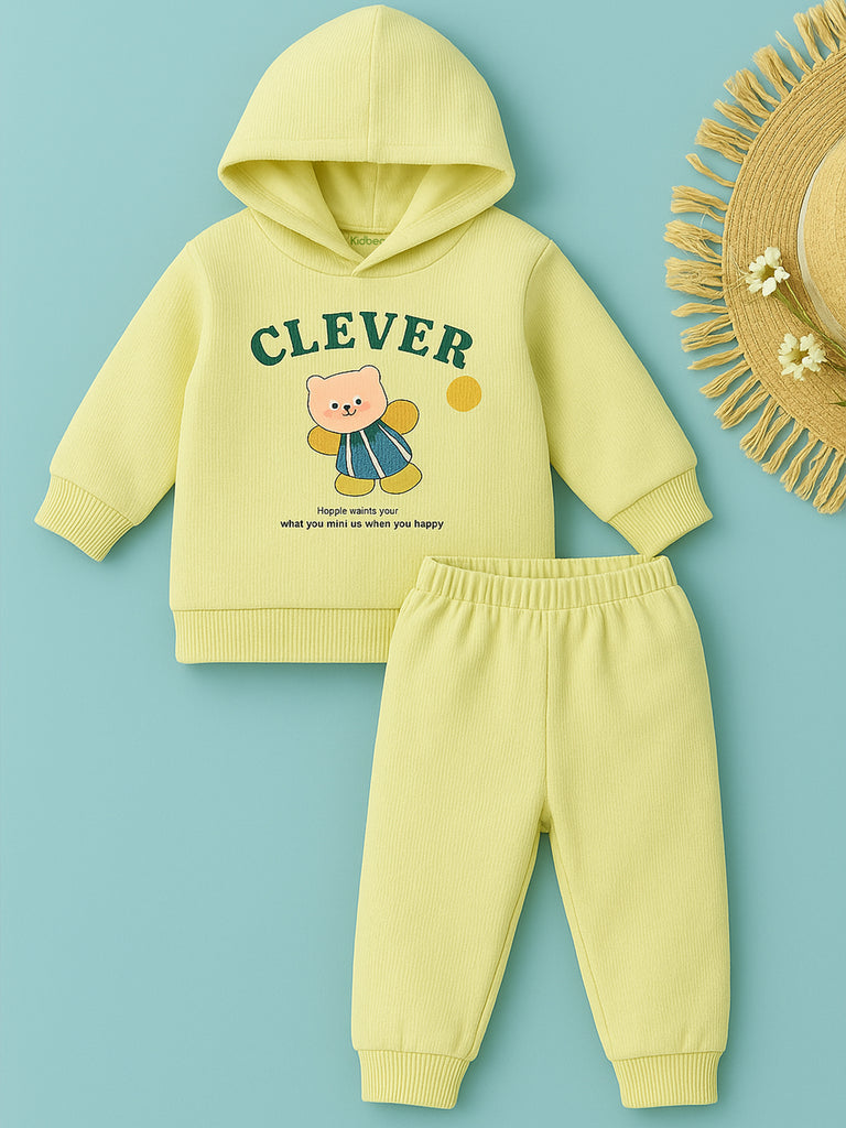Baby Winter organic cotton Set | Clever Bear Hoodie & Pant