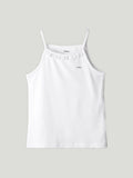 White Bamboo Camisole for Girls – Soft, Lightweight & Breathable