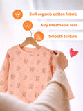 Organic Cotton Baby T-Shirt & Pyjama Set Pack of 2 – Tiger & Beach Print Full Sleeve