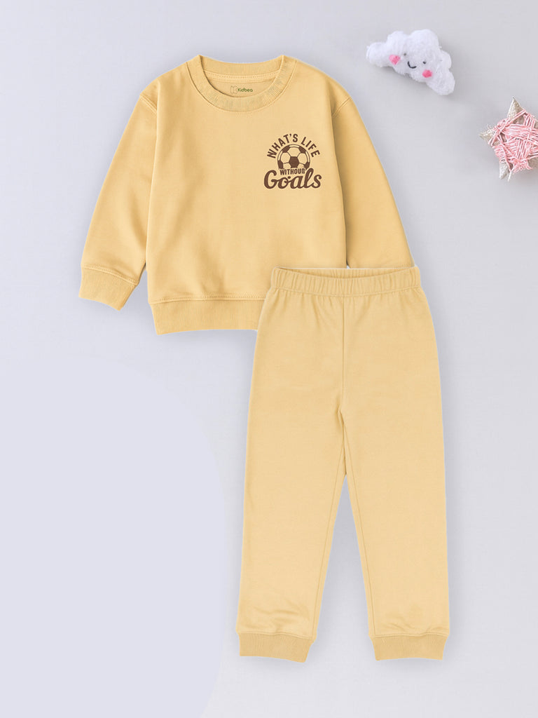 Boys Winter Co-ord | Organic Cotton Sweatshirt & Joggers