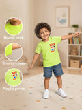 Bamboo Fabric Unisex Kids Half Sleeve T-Shirt Pack of 2 – Beach & Skateboard Graphic Print Soft Summer Tee Set