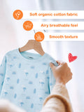 Organic Cotton Baby T-Shirt & Pyjama Set Pack of 2 – Tiger & Beach Print Full Sleeve
