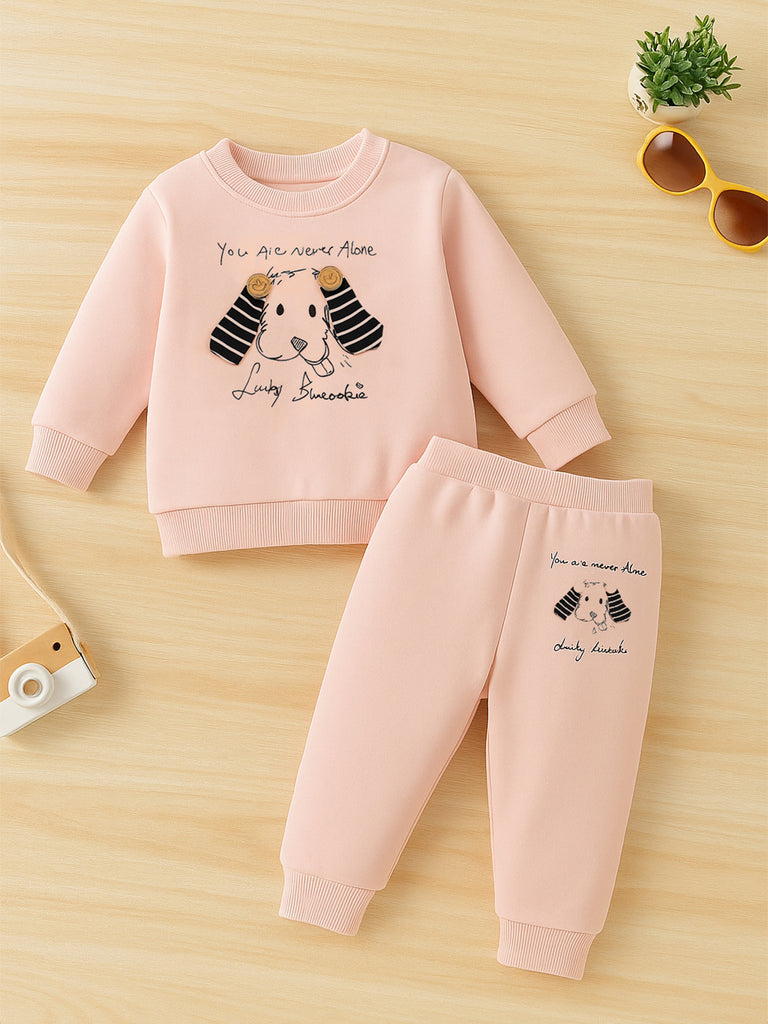 Kids Organic Cotton Winter Set | Sweatshirt & Pant Co-ord