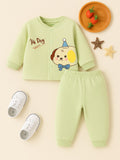 Baby Winter organic cotton  Set | Cute Dog Print Sweater & Pant