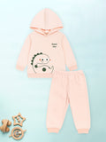 Baby organic  cotton Winter Set | Cute Dinosaur Hoodie & Pant