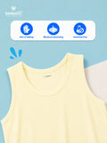 BambooTEC™ Boys Bamboo Fabric Lemon Yellow Solid Vest