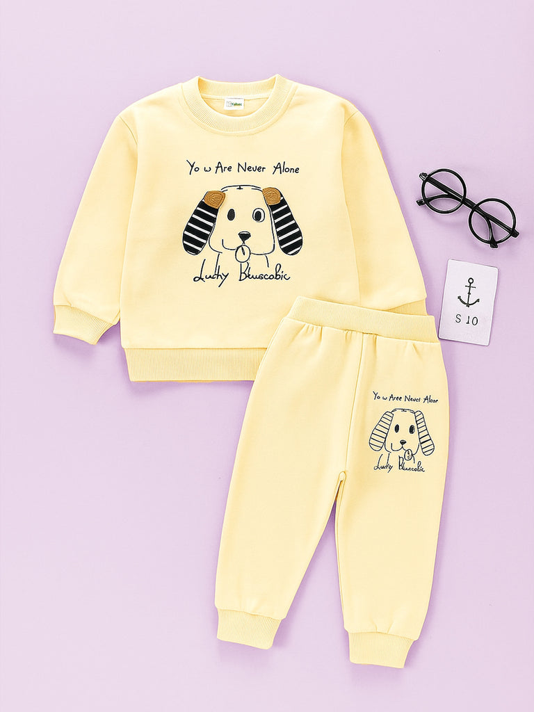 Kids Organic Cotton Winter Set | Sweatshirt & Pant Co-ord