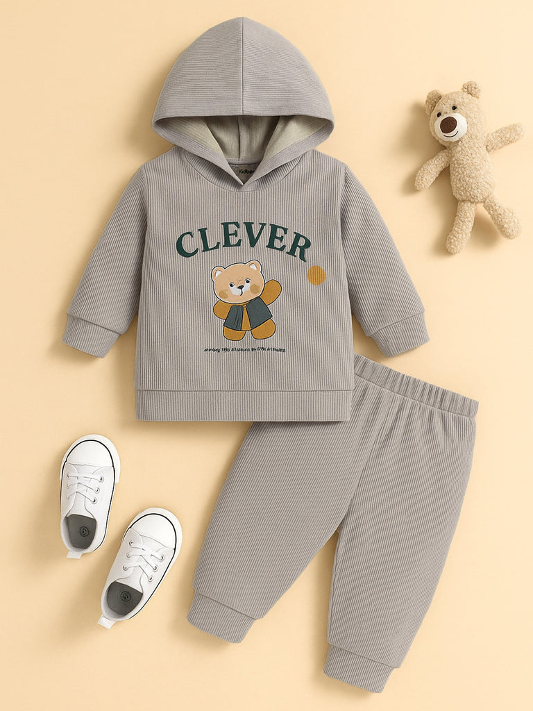 Baby Winter organic cotton Set | Clever Bear Hoodie & Pant