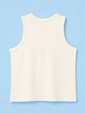 BambooTEC™ Boys Bamboo Fabric Off White Solid Vest