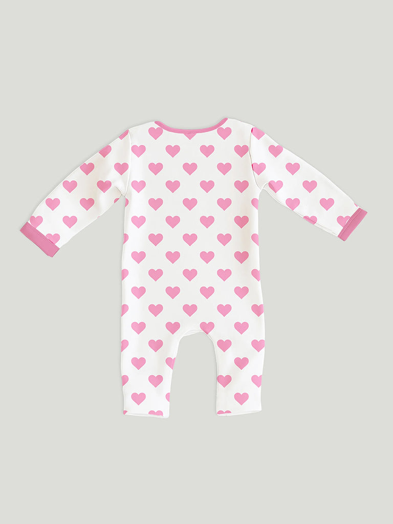 Set of 4 Organic Rompers – Dino, Star, Heart & Leaf