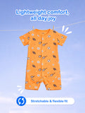 Organic Cotton Unisex Romper Pack of 2 – Dog & Sports Prints