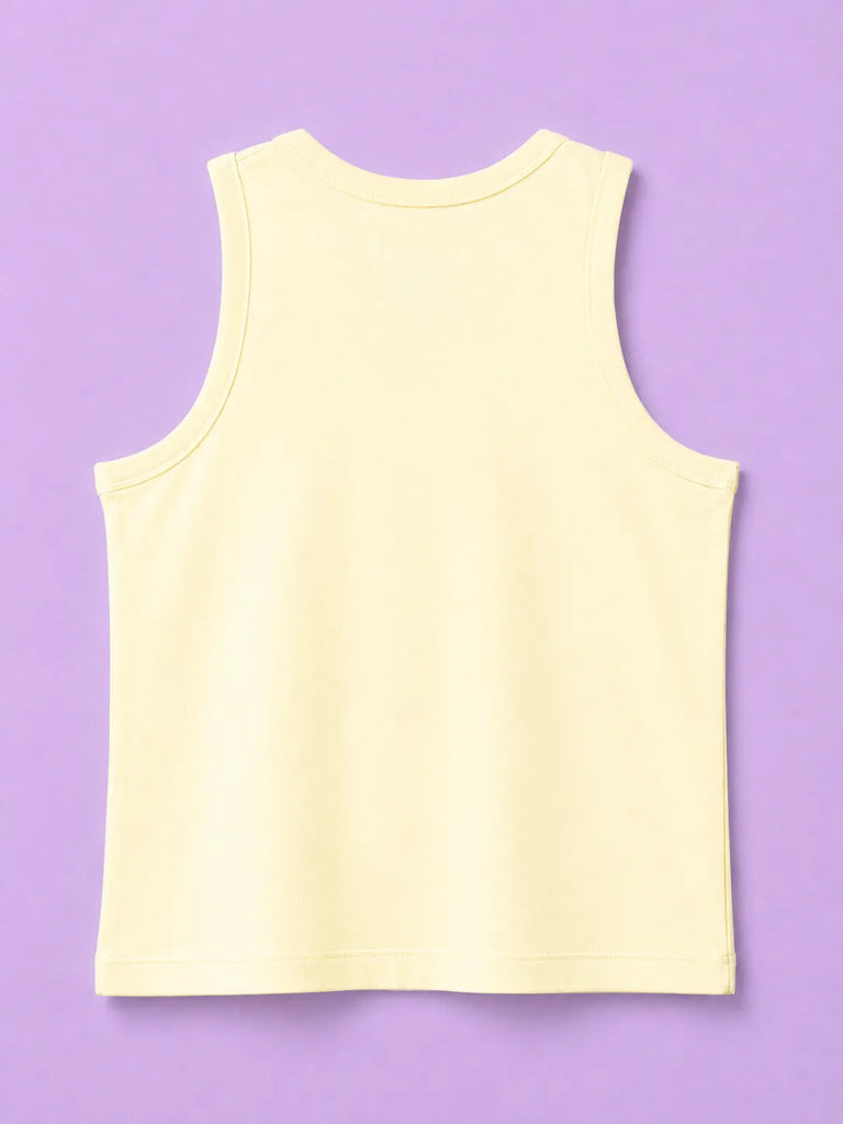 BambooTEC™ Boys Bamboo Fabric Lemon Yellow Solid Vest