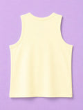 BambooTEC™ Boys Bamboo Fabric Lemon Yellow Solid Vest