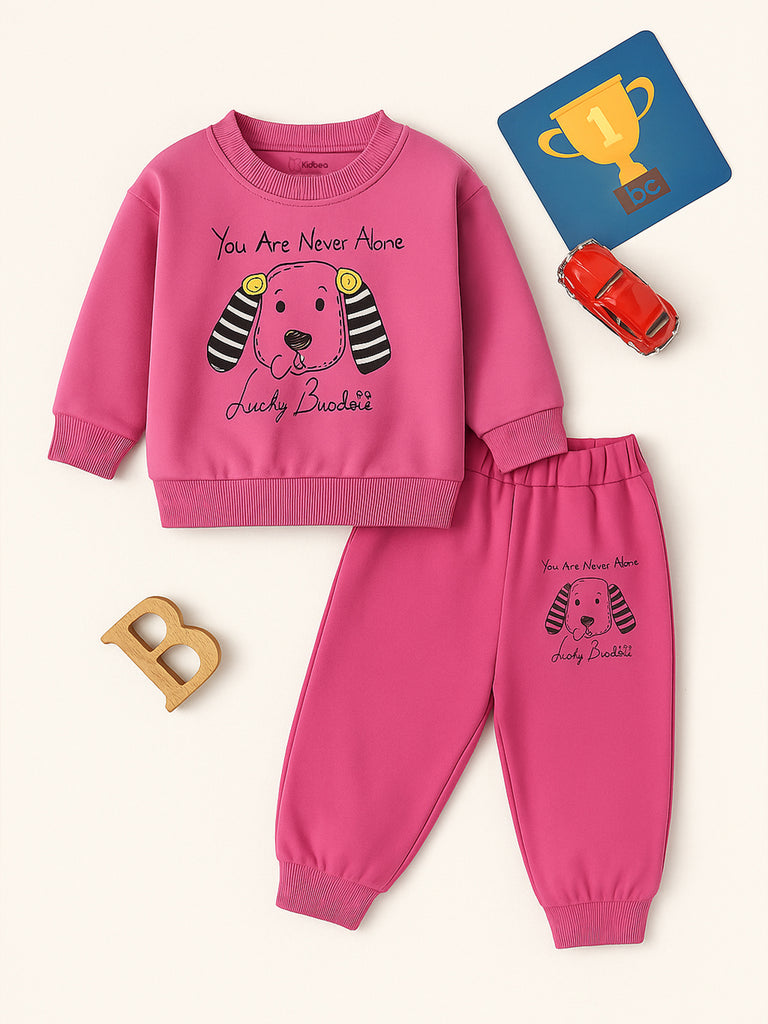 Kids Organic Cotton Winter Set | Sweatshirt & Pant Co-ord