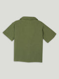 Light  Organic cotton  Shirt & Pant Dark Green Co-ord Set