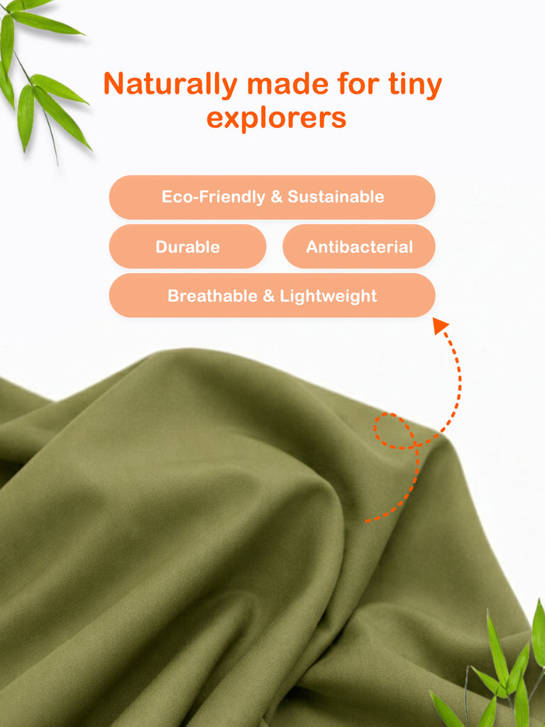 100% Bamboo Fabric Printed T-Shirt for Boys | Soft, & Breathable