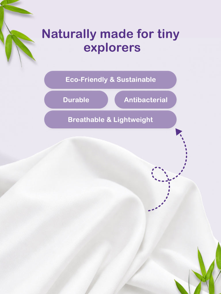 100% Bamboo Fabric Printed T-Shirt for Boys | Soft, & Breathable