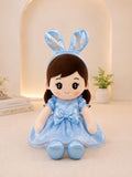 Cute Bunny Girl Soft Toy – 45cm Soft, Cuddly & Adorable Plush Doll | Assorted