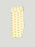 Kidbea 100% Organic cotton girls pants | Flamingo | Yellow