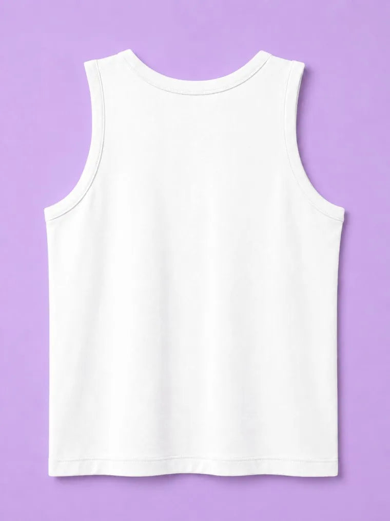 BambooTEC™ Bamboo Kids Vest Pack of 4 – White Sleeveless Vests
