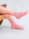 Bamboo Fabric Kids Ribbed Crew Socks