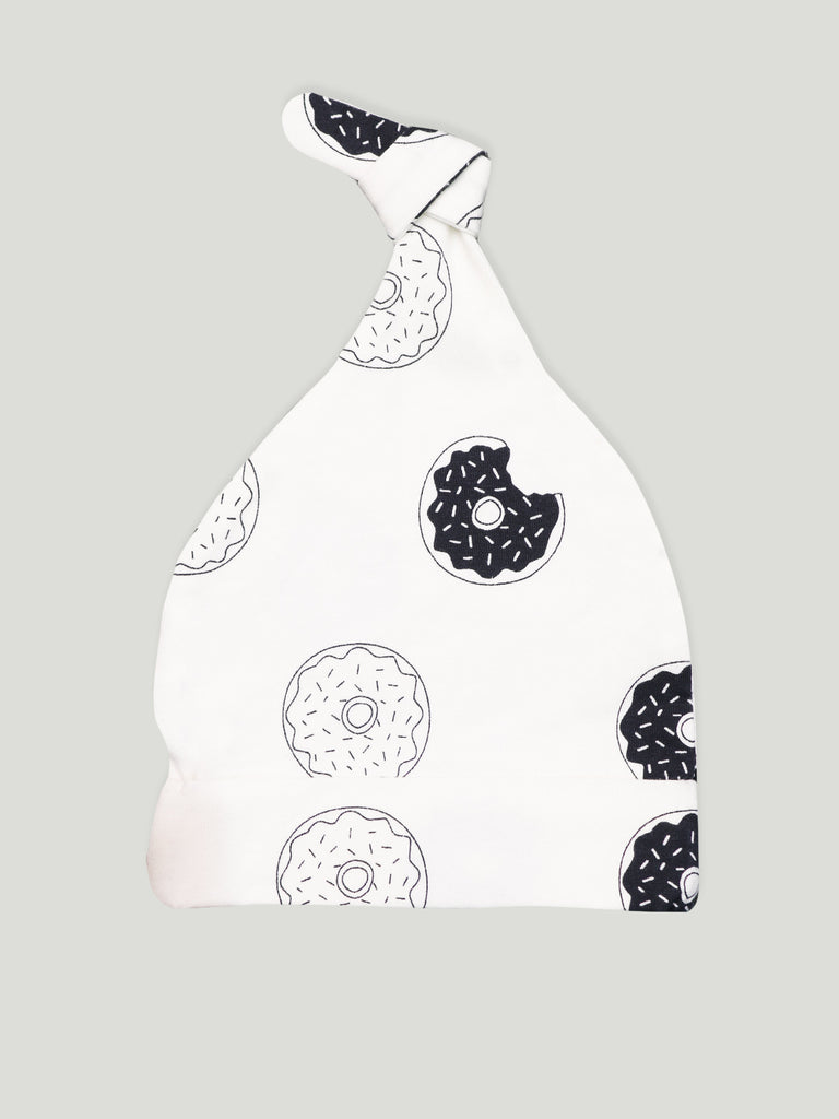 Kidbea 100% Organic cotton baby onesies & Cap Unisex | Donut Print