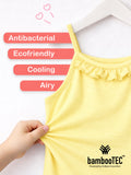 BambooTEC™ Bamboo Girls Camisole – Yellow Sleeveless Ruffle Camisole