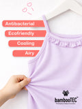 BambooTEC™ Bamboo Girls Camisole – Lavender Sleeveless Ruffle Camisole