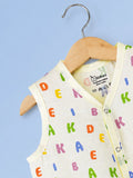BambooTEC™ Bamboo Muslin Baby Jhabla – Alphabet Print