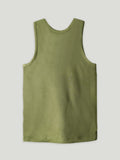 Olive Green Bamboo Vest for Boys – Soft Lightweight & Breathable