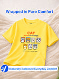 Bamboo Fabric Unisex Half Sleeve T-Shirt Pack of 3 – Roaring Spring, Basketball & Cat Graphic Print Combo