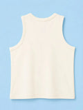 BambooTEC™ Bamboo Kids Vest Pack of 4 – Cream Sleeveless Vests