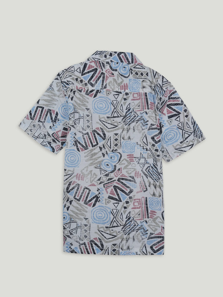 Boys Summer Printed Half Sleeve Shirt | 100% Organic Cotton