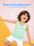 Bamboo Vest for Kids Pack of 2 (Peach & Mint Green) – Soft, Breathable & innerwear