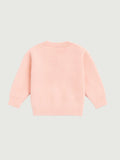 Baby Girls Faux Fur Winter Sweater | Ultra-Soft 3D Heart Pullover
