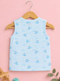 BambooTEC™ Bamboo Muslin Baby Jhabla – Helicopter Print