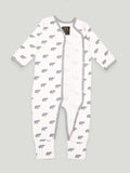 Kidbea 100% Organic cotton Pack of 3 full Buttons romper | Elephant | Dog | Star