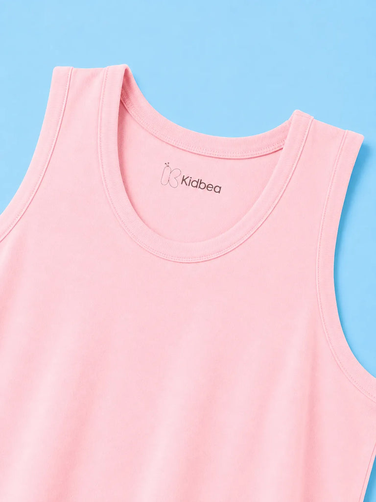 BambooTEC™ Boys Bamboo Fabric Pink Solid Vest