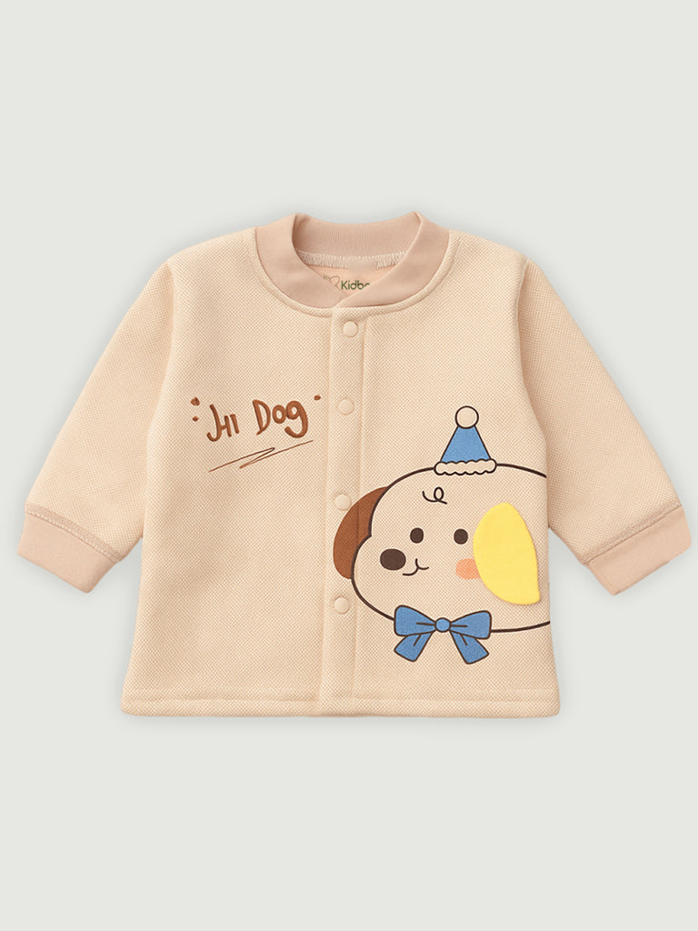 Baby Winter organic cotton  Set | Cute Dog Print Sweater & Pant